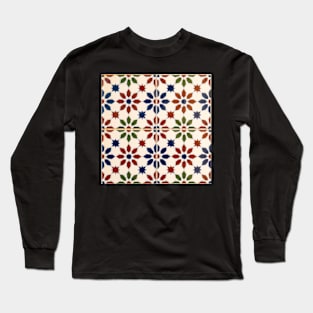 Traditional Portuguese glazed tiles Long Sleeve T-Shirt